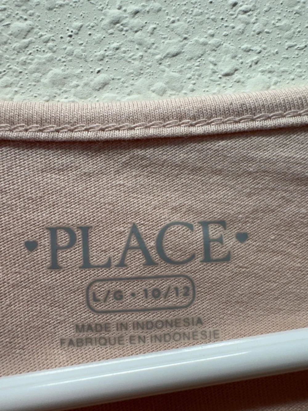 The Children's Place Pale Light Peach Short Sleeve Skater Dress - Picture 2 of 3